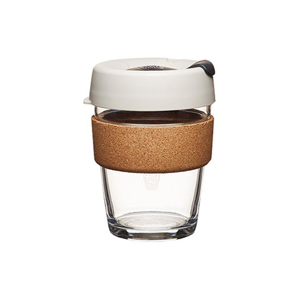 12oz Cork Glass Travel Mug