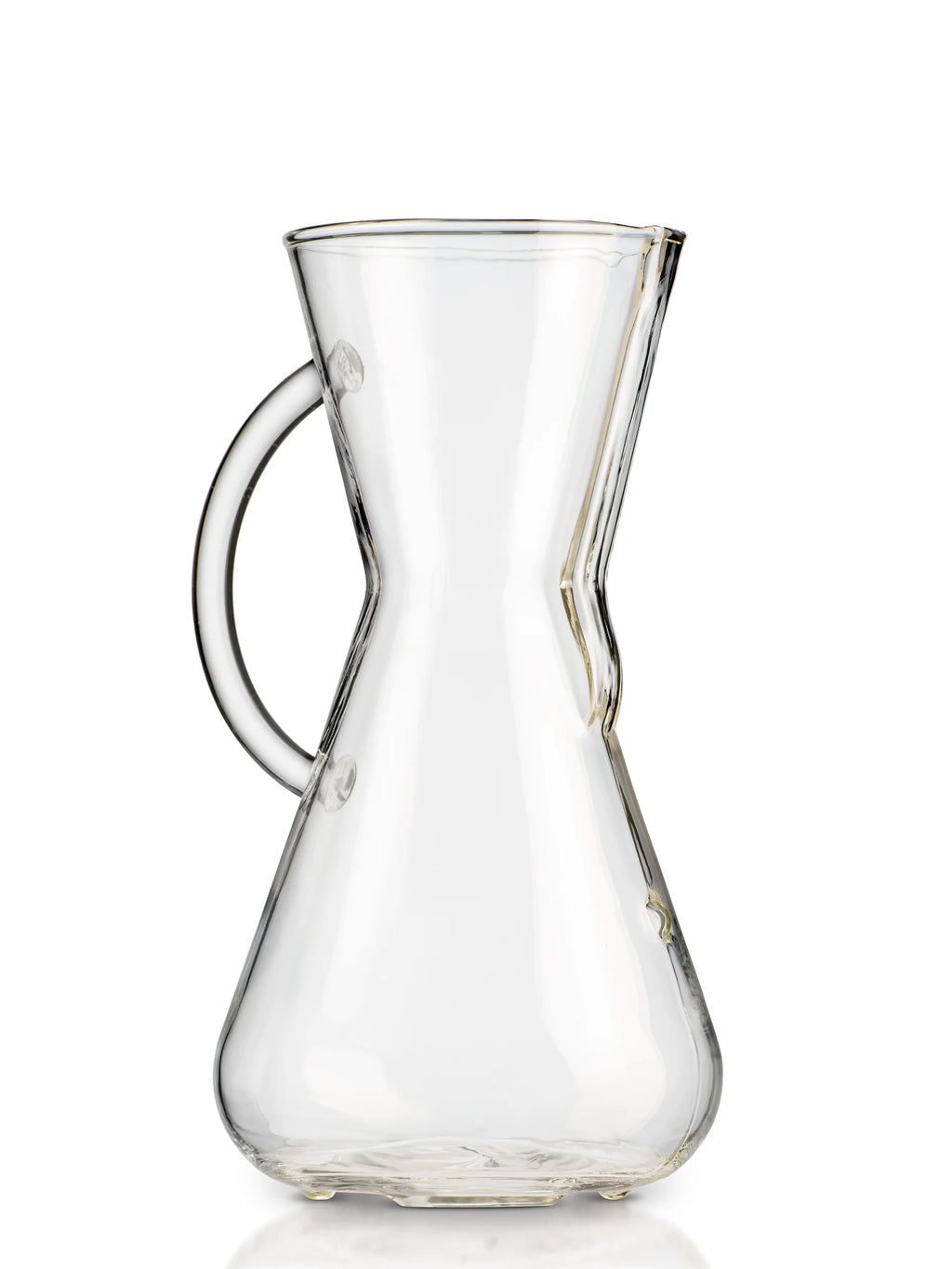 3-Cup Pour-Over Coffee Maker with Integrated Glass Handle
