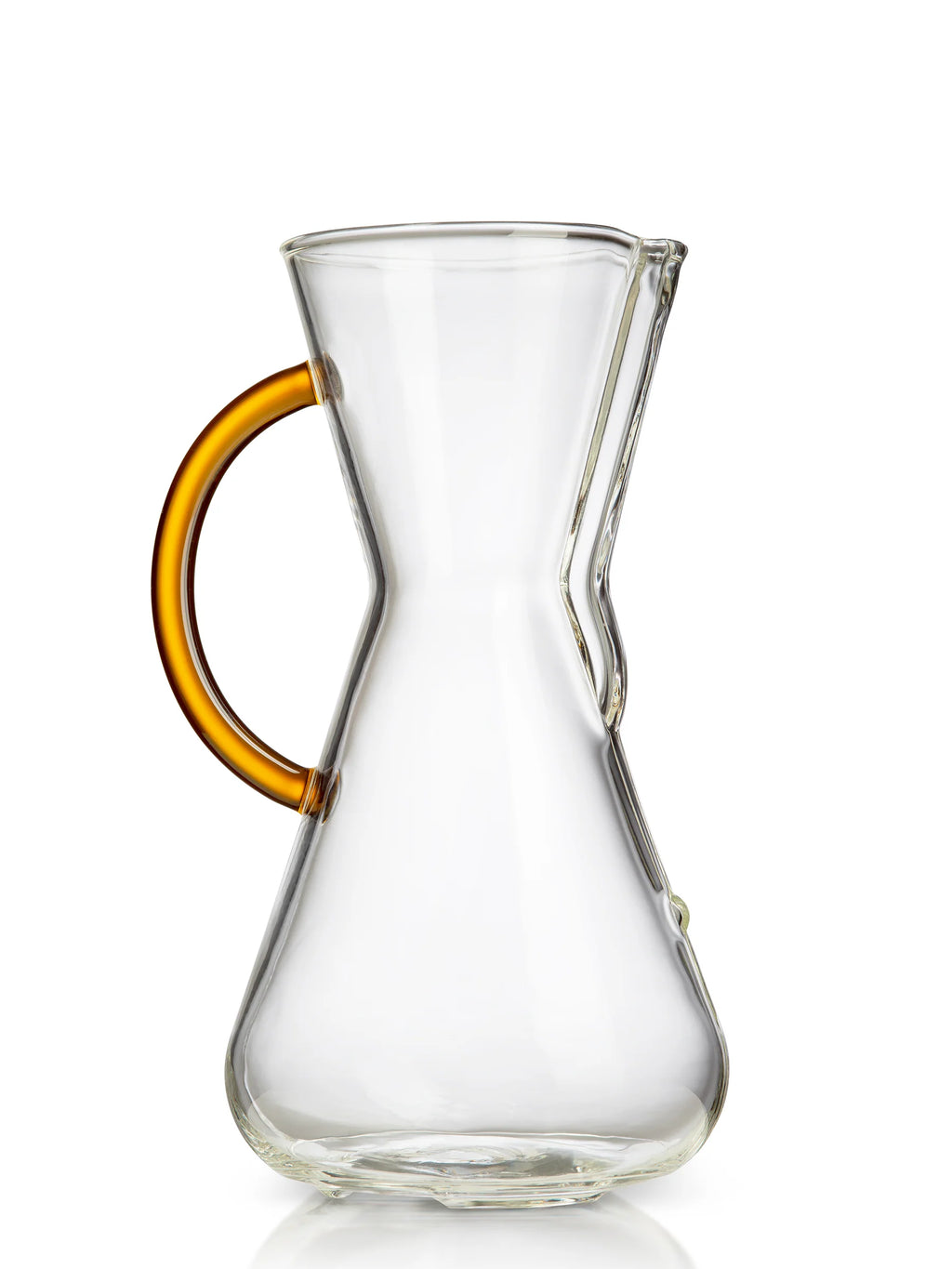 3-Cup Pour-Over Coffee Maker with Integrated Glass Handle