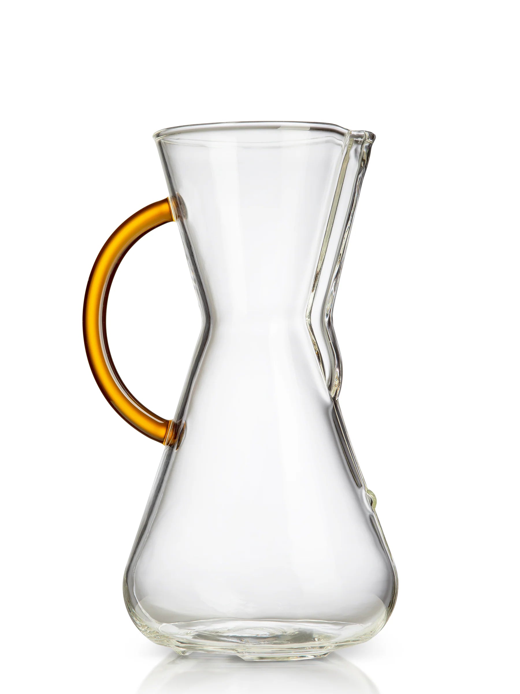 3-Cup Pour-Over Coffee Maker with Integrated Glass Handle