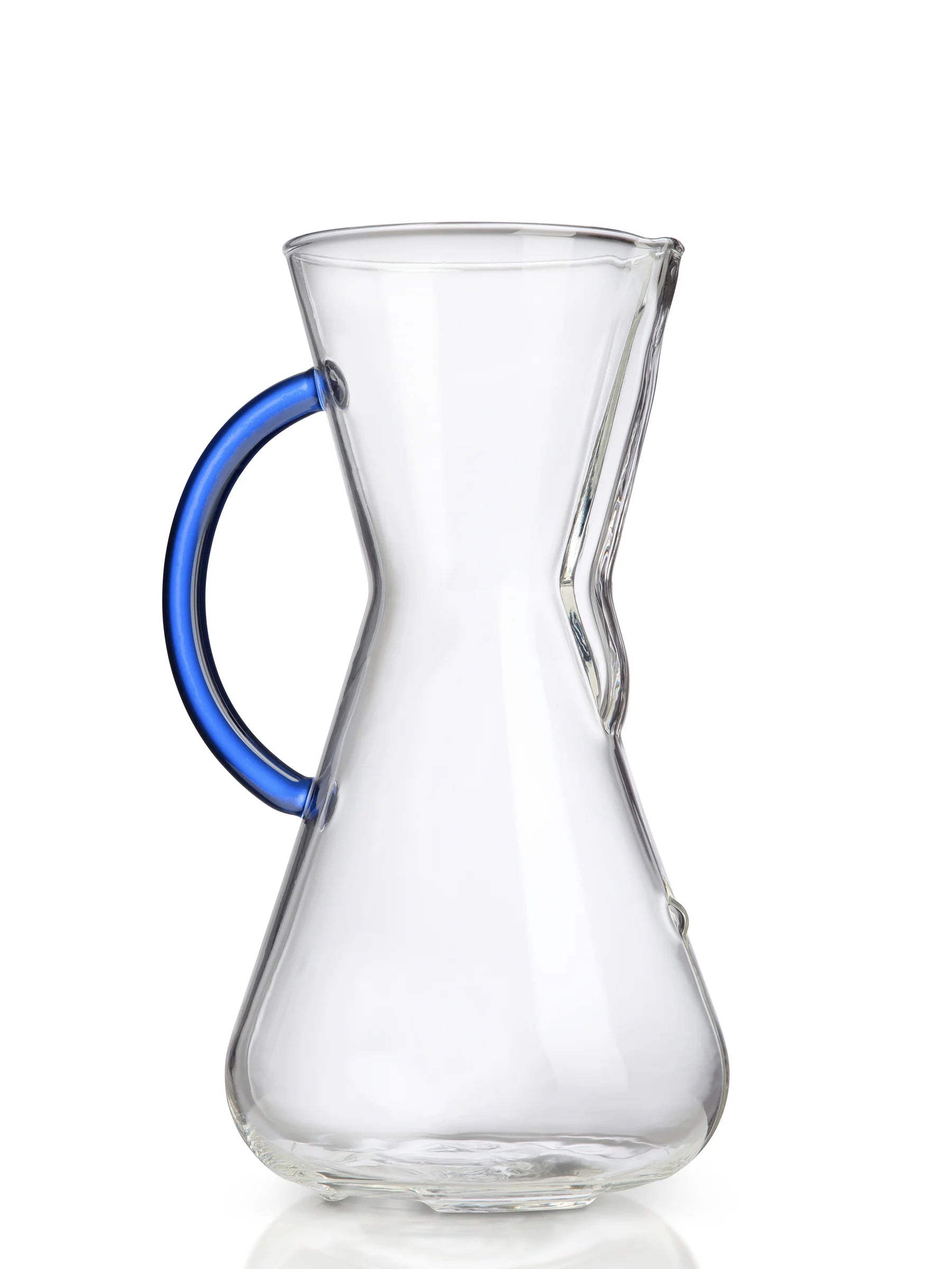 3-Cup Pour-Over Coffee Maker with Integrated Glass Handle