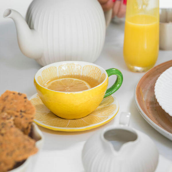8.45 oz Lemon Coffee Cup Set