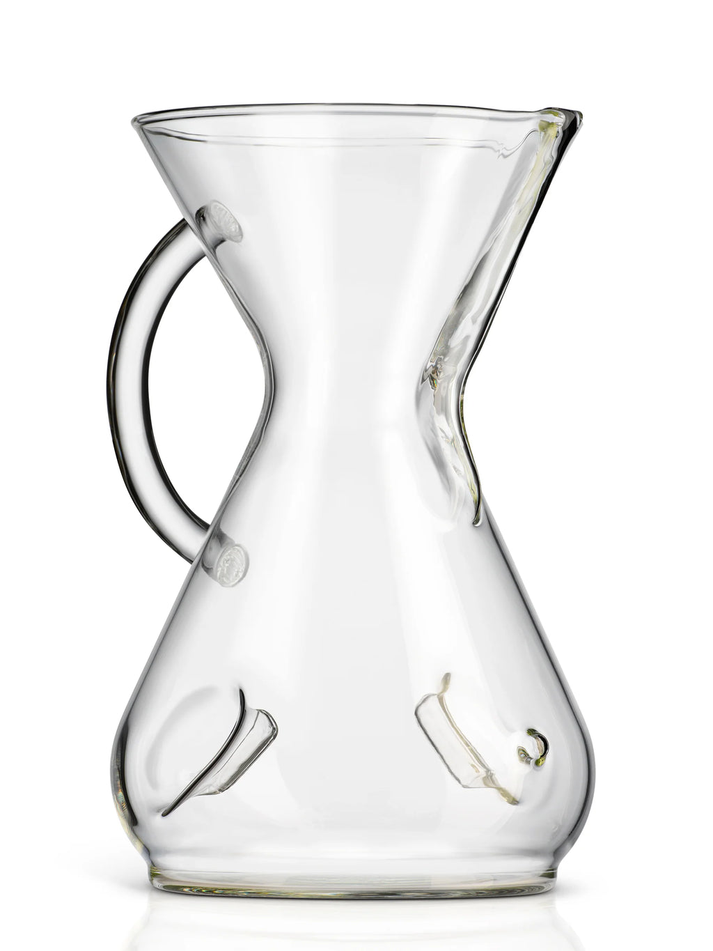 8‑Cup Pour‑Over Coffee Maker with Integrated Glass Handle