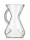 8‑Cup Pour‑Over Coffee Maker with Integrated Glass Handle