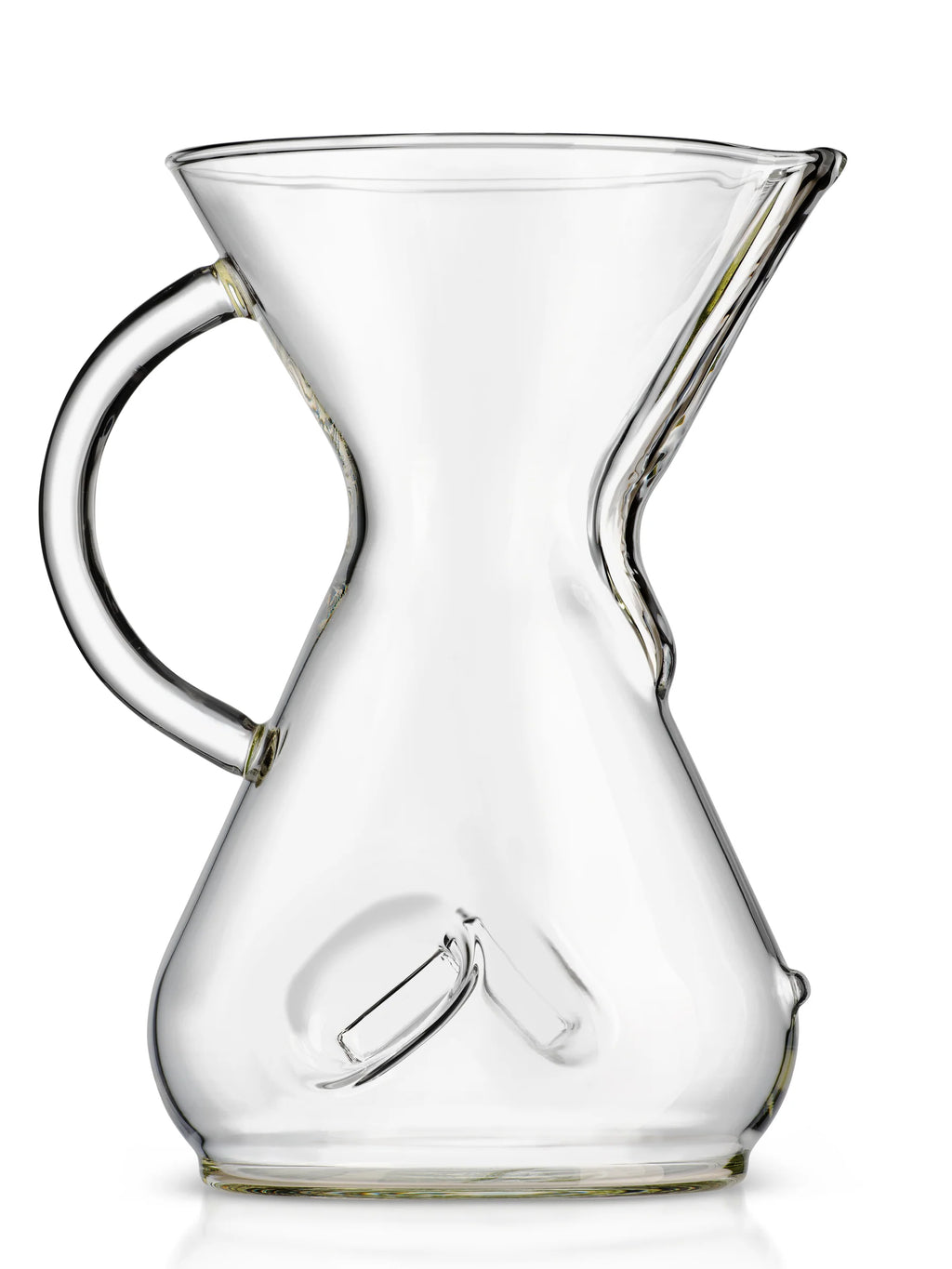 8‑Cup Pour‑Over Coffee Maker with Integrated Glass Handle
