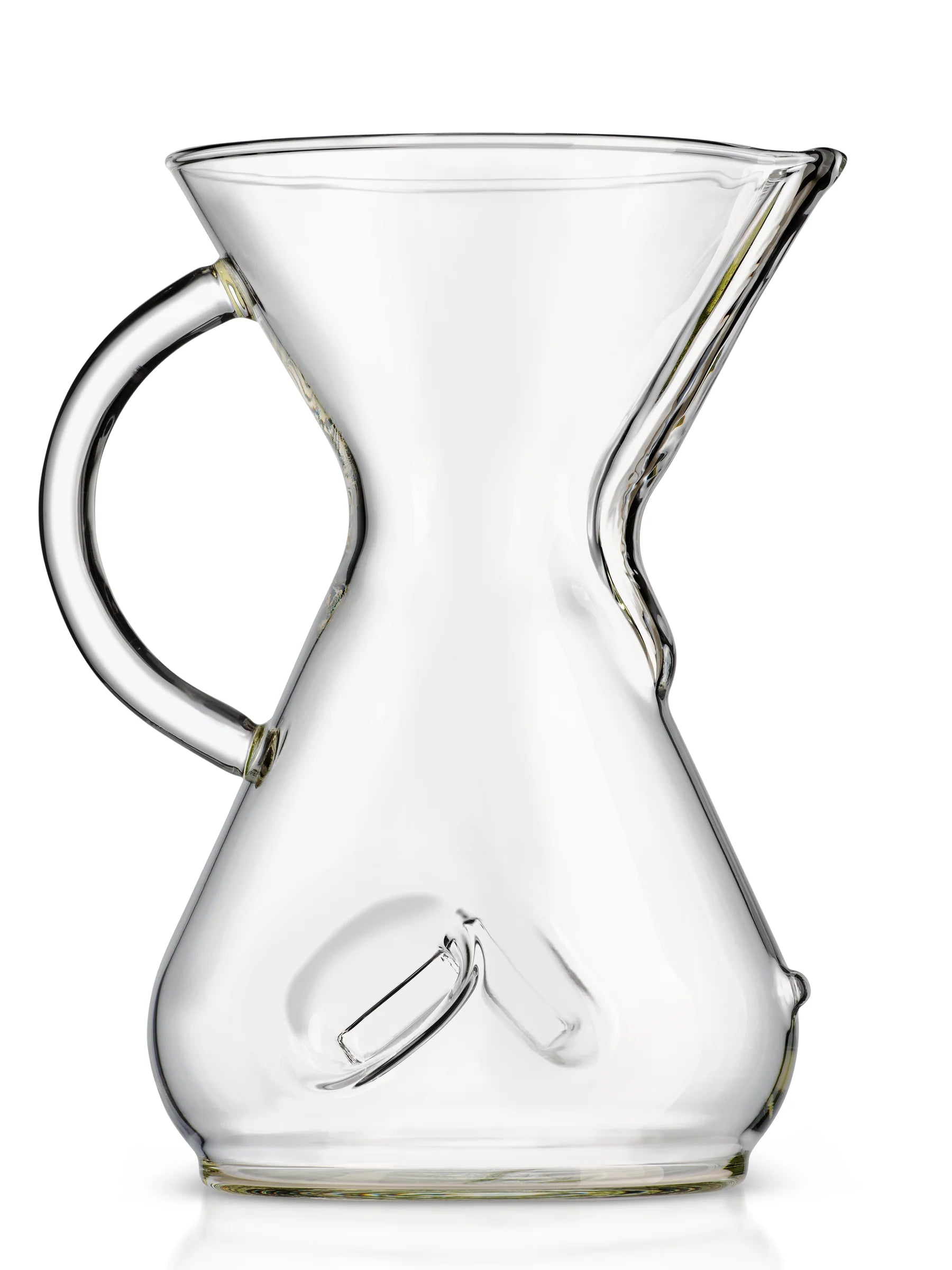 8‑Cup Pour‑Over Coffee Maker with Integrated Glass Handle