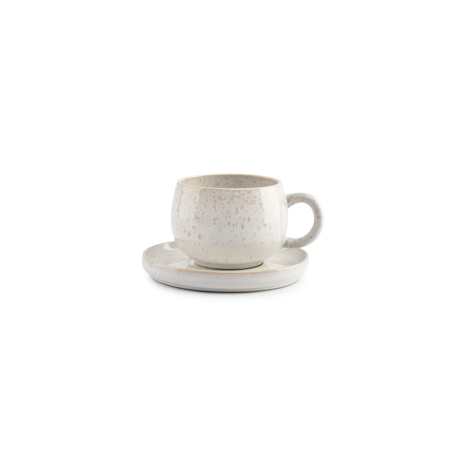 10.14oz Pearl Ceramic Coffee Cup Set